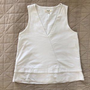 Madewell V-neck Cross-over Tank Top